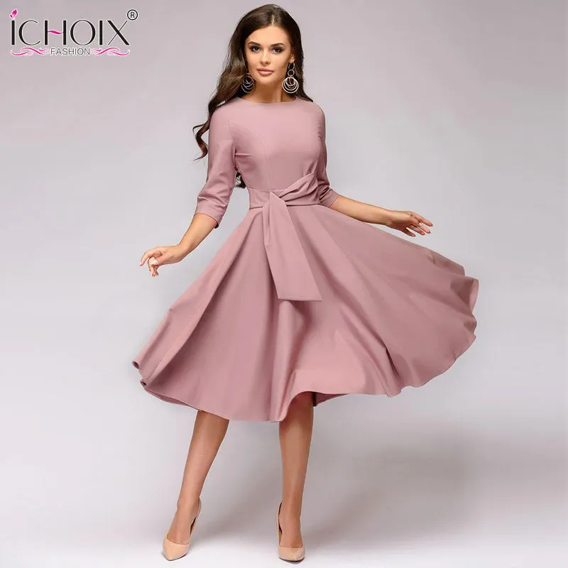 VenusFox casual elegant A line dress