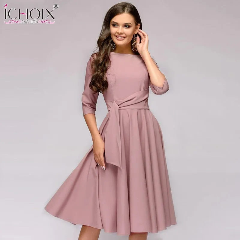 VenusFox casual elegant A line dress