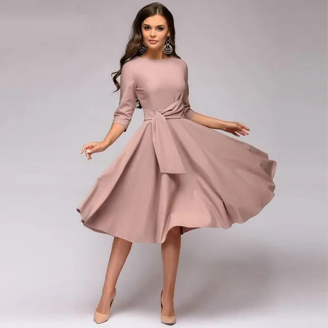 VenusFox casual elegant A line dress