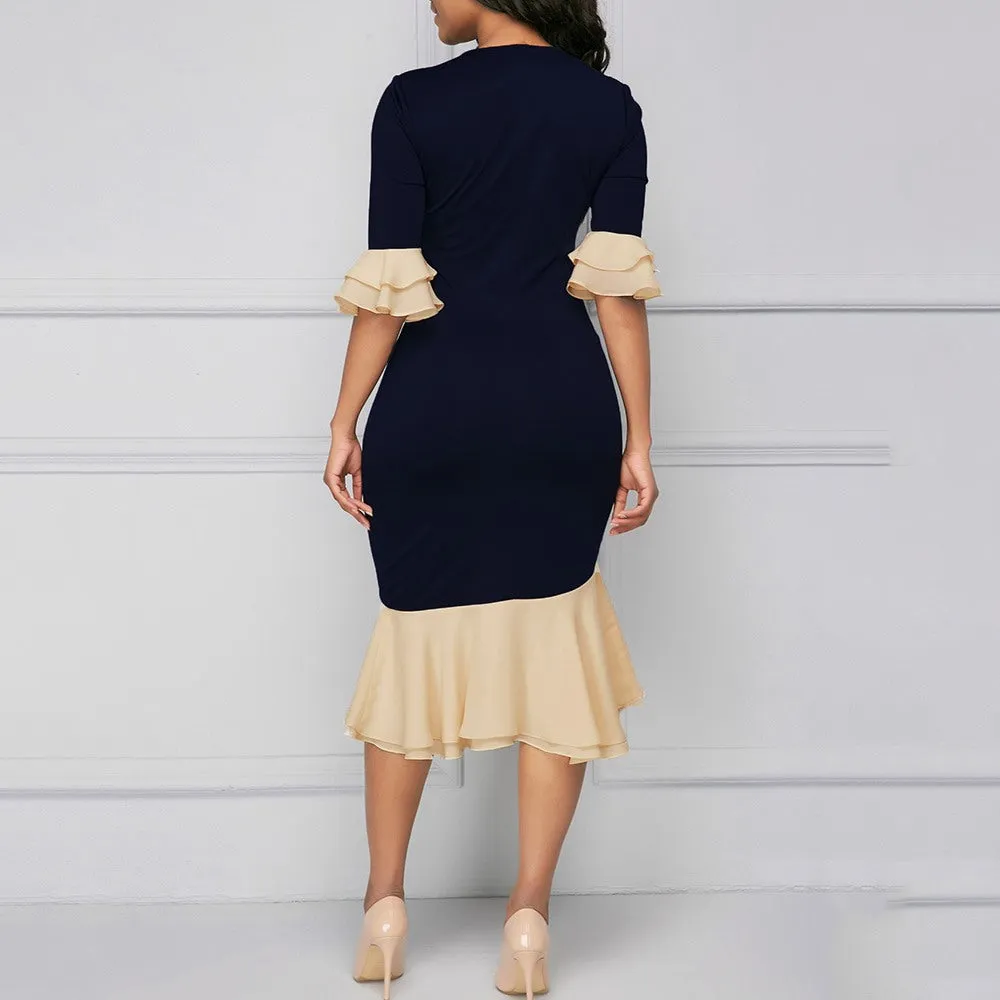 VenusFox Vintage Elegant Body con Dresses