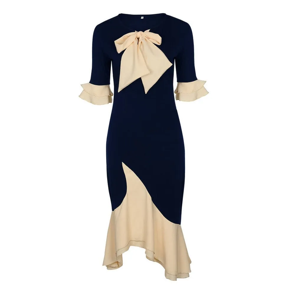 VenusFox Vintage Elegant Body con Dresses