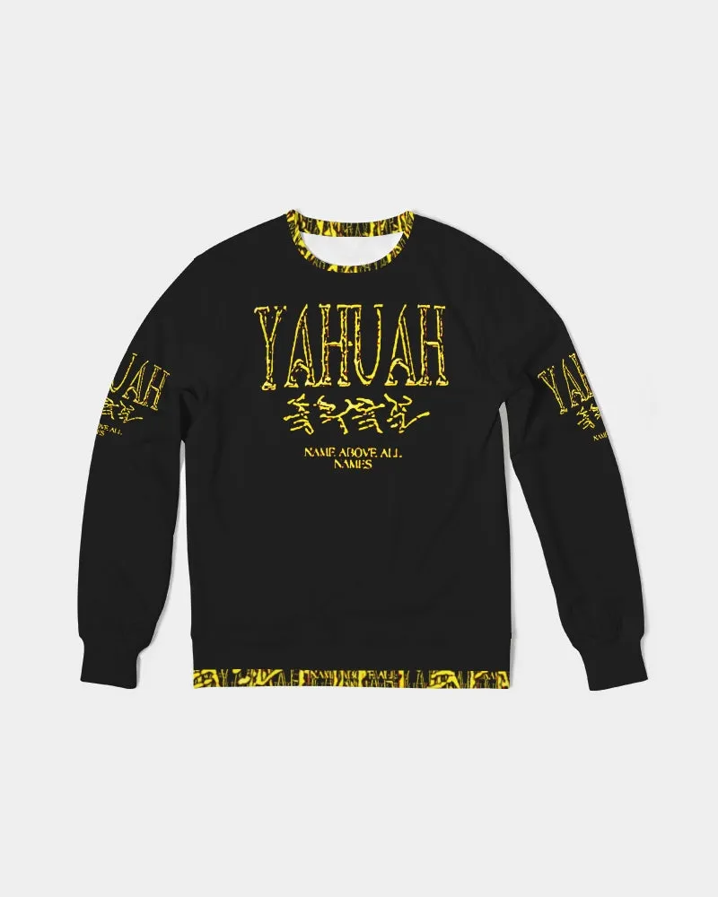 Yahuah-Name Above All Names 01-02 Men's Designer French Terry Sweatshirt