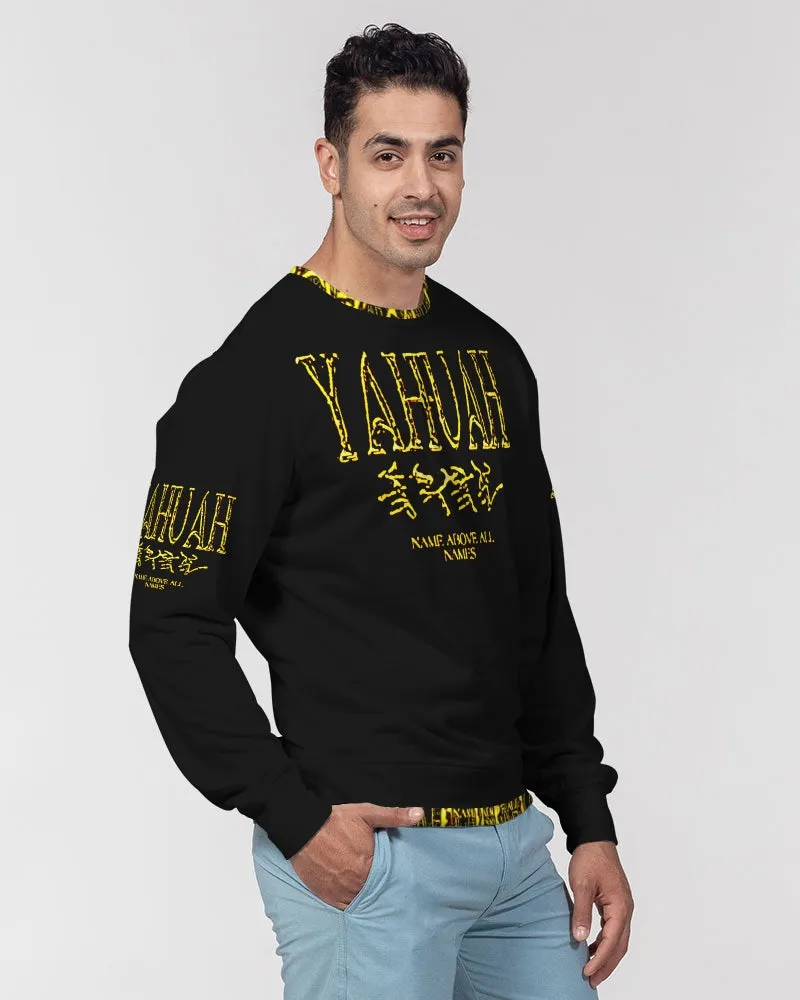 Yahuah-Name Above All Names 01-02 Men's Designer French Terry Sweatshirt