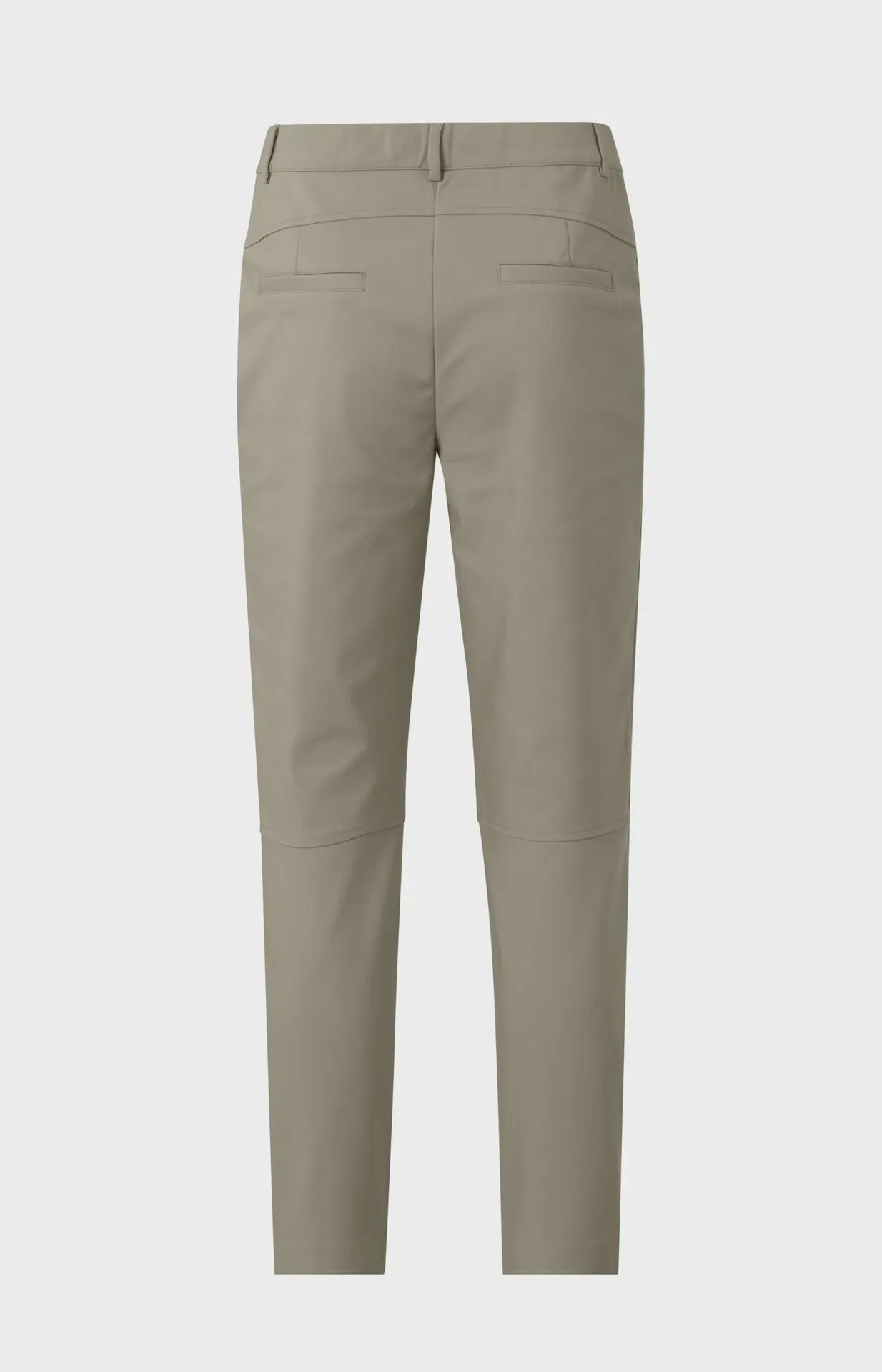 Yaya Slim Fit Trousers Winter Twig Beige